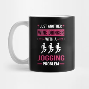 Wine Drinker Jogging Jog Jogger Mug